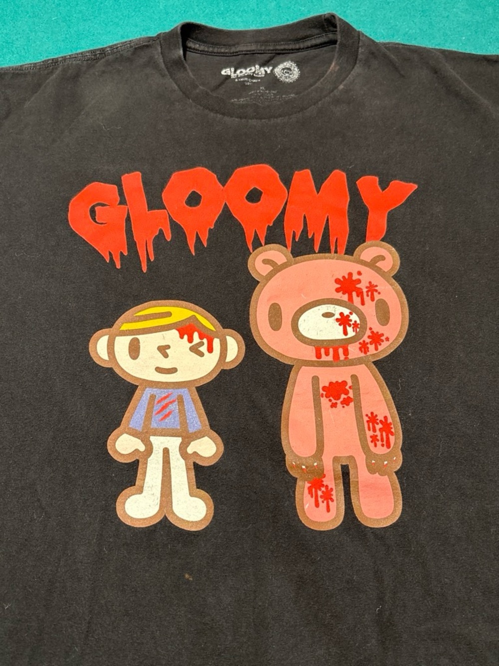 Gloomy Bear Black Short Sleeve Graffic Tee , XL , $28